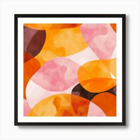 Abstract Watercolor 2 Art Print