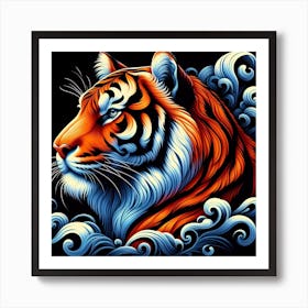 Tiger 8 Art Print