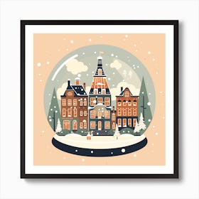 Amsterdam Netherlands 4 Snowglobe Art Print