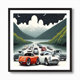Car Convention Art Print