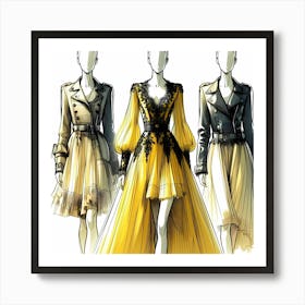 Fashion Illustration 1 Art Print