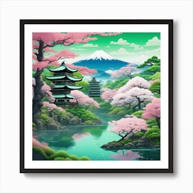 Spring In Japan Art Print