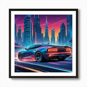 Car Art 421 Art Print