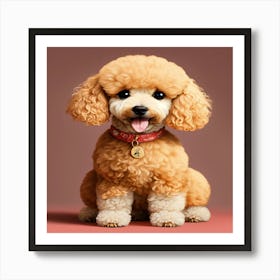 Poodle Dog Art Print