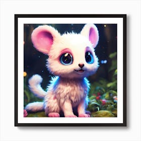 Mouse In The Forest Art Print