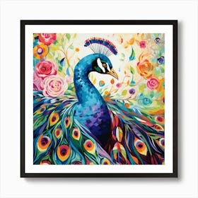 Peacock 4 Art Print