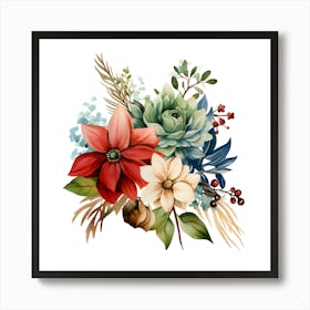 Holiday Bloom Art Print