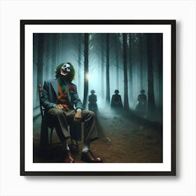 Joker In The Woods 6 Art Print