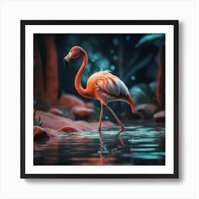 Flamingo 5 Art Print