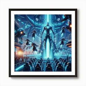 Futuristic City 7 Art Print