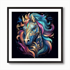 Horse Head Art Print