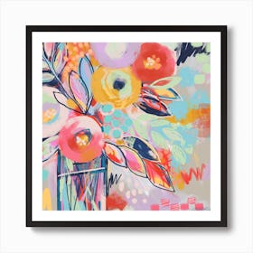 A Warm Summers Day Square Art Print