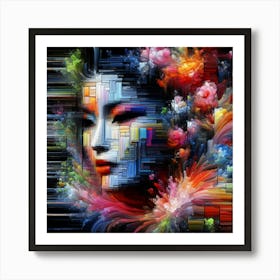 Creativel Geisha Illustration 179 Art Print