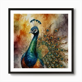 Peacock 5 Art Print