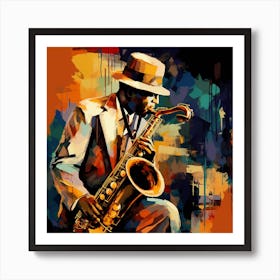Jazz Musician 22 Art Print