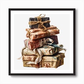 Gift Wrapping Art Print