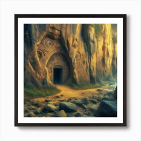 Cave In The Rock Art Print