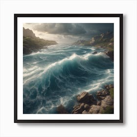 Stormy Sea Art Print