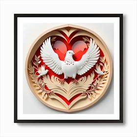 Dove Of Love Art Print