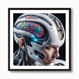 Humanoid Robot 6 Art Print