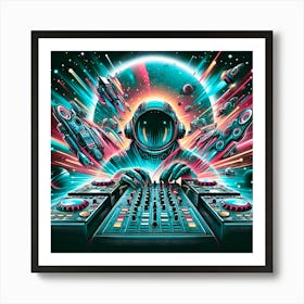 Space Dj Art Print