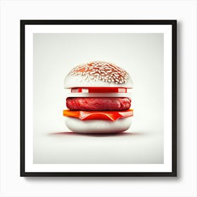 Cheeseburger Iconic (132) 1 Art Print