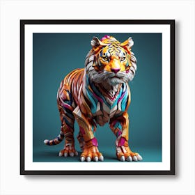 Abstract Tiger 3 Poster