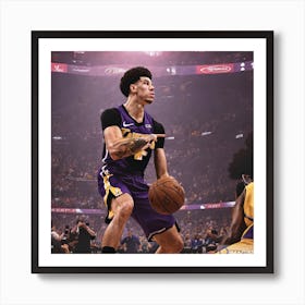 Lonzo Ball AI Art Print