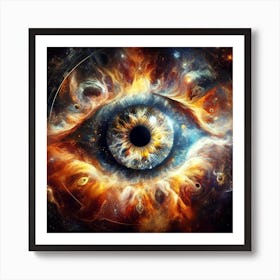 Cosmic Eye 3 Art Print