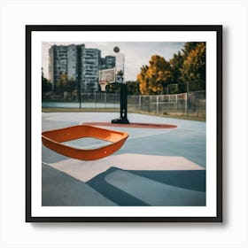 Basketball Court 3 Art Print