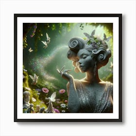 Fairy Stone Garden Early Morning Art Print