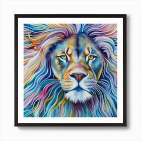 Lion Painting 1 Art Print