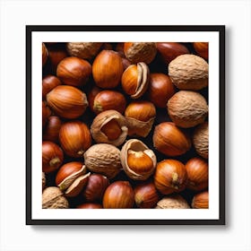 Hazelnuts 1 Art Print