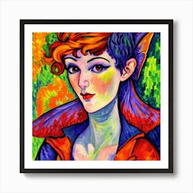 Fairy Smiling Art Print