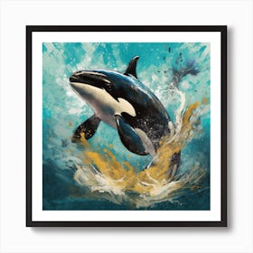 Orca Whale Art Print