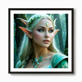 Elven Beauty 2 Art Print