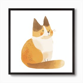 Cat Illustration Art Print