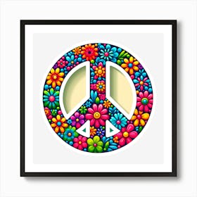 Peace Sign Art Print