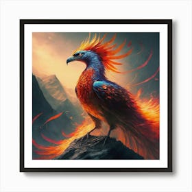 Phoenix Bird Art Print