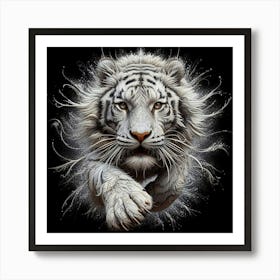 White Tiger 15 Art Print