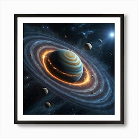 Saturn 5 Art Print