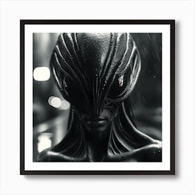 Vintage Alien #1 Art Print