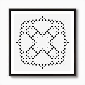 Dot Mandala 07 Art Print