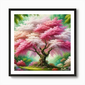 Sakura Tree Art Print