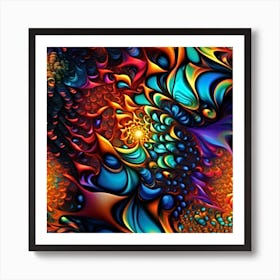 Filaments Of Light Art Print