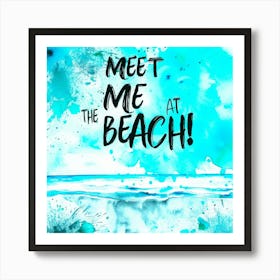 Captions At Beach Front - Surf Says Art Print
