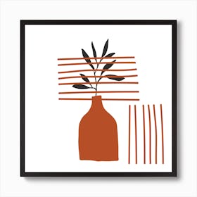 Vase Of Olives Art Print