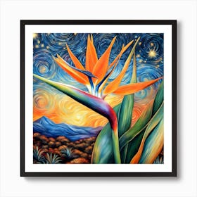 Bird Of Paradise 1 Art Print