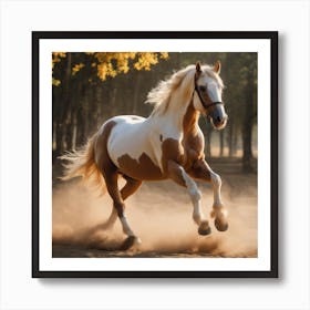 Horse Galloping Art Print