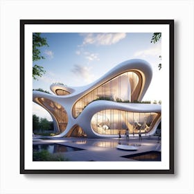 Futuristic Architecture Art Print